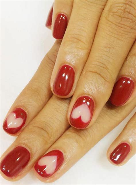 18 Simple Valentine's Day Red Heart Nail Art Designs, Ideas, Trends & Stickers 2015 | Fabulous ...