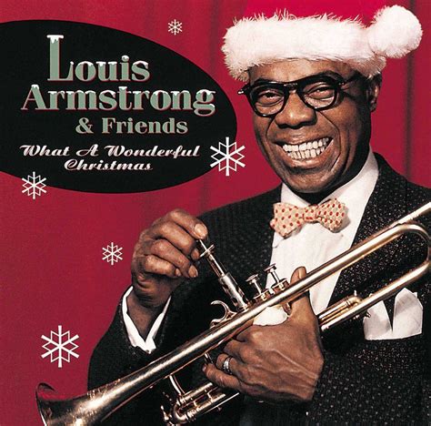 $18 Louis Armstrong & Friends- What A Wonderful Christmas (Red Vinyl) | Louis armstrong ...