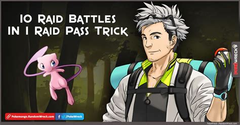 Special Research: Raid Battle Trick to Save Raid Passes | PokéWreck