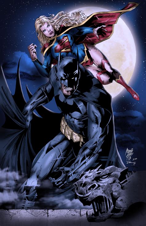 Batman and Supergirl by tekitsune on DeviantArt