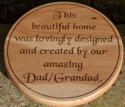 Round and Oval Wooden Plaques | House Signs | The Sign Maker | Wooden signage, Wooden, Wooden signs