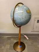 Globe Map - Bartkus Auctioneers