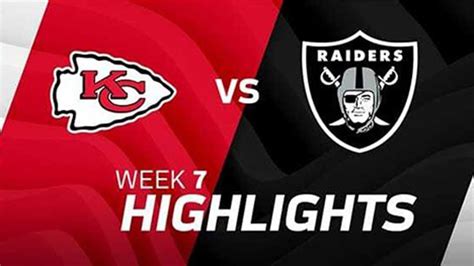 Highlights: Raiders vs. Chiefs - Week 7