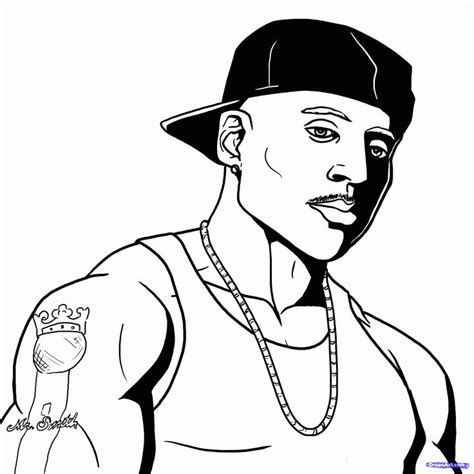 Step 17. How to Draw LL Cool J, LL Cool J | Cool drawings, Cartoon drawings of animals, Cartoon ...