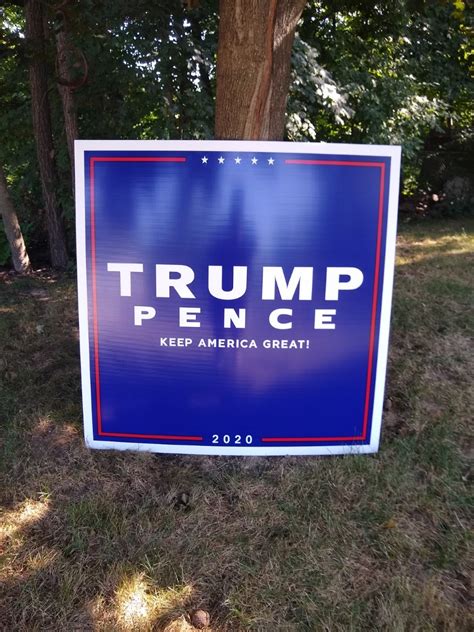 Trump / Pence 2020 Campaign Signs - Tazewell County Republicans