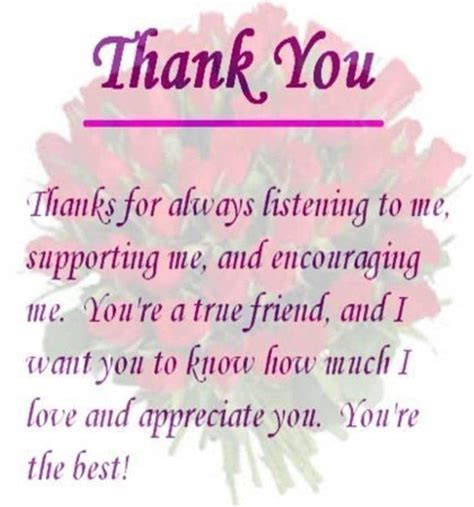 80 Thank You Quotes about Friendship, Wishes and Messages in 2021 | Thankful quotes, Special ...