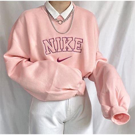 Létra Füstölő Végső nike vintage sweatshirt in pink Szándékos Egyenértékű Rögeszmés