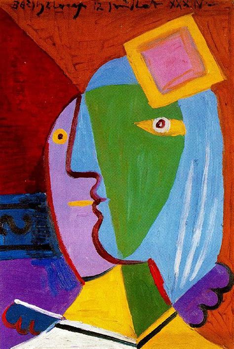 The World In Their Art — surrealism-love: Woman with cap via Pablo... Cubist Portraits, Picasso ...