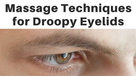 Massage Techniques for Droopy Eyelids - Massage Monday 406 - YouTube