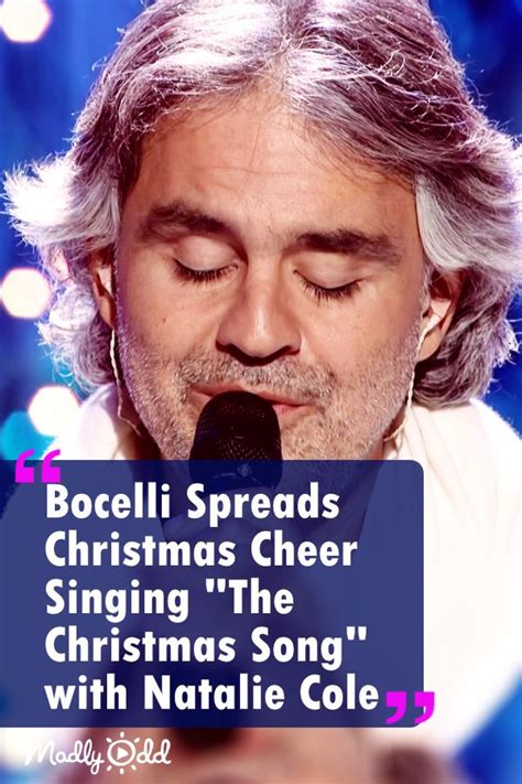 Andrea Bocelli Spreads Christmas Cheer As He Beautifully Sings "The ...