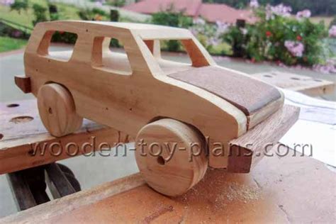 A wood toy car you can make, free plans with full size template and ...