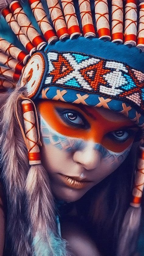 Tribal art beauty Android wallpaper - Android HD wallpapers