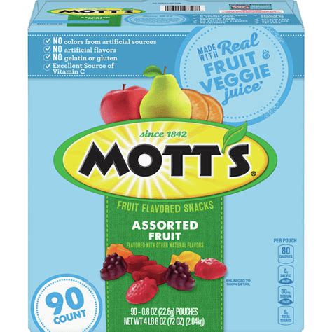 Mott's Fruit Flavored Snacks, Assorted Fruit | Casey's Foods