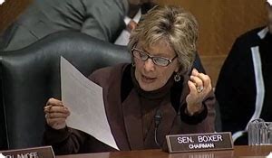 An Open Letter to Senator Barbara Boxer | mockable.org