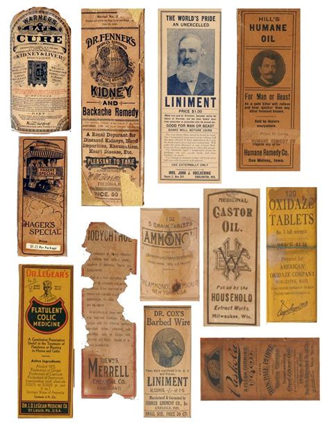 Vintage Medicine Bottle Labels | Vintage medicine bottle, Vintage labels, Halloween labels