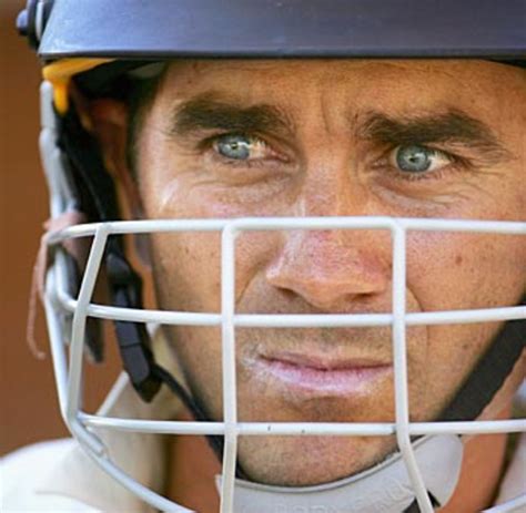 Justin Langer prepares to bat | ESPNcricinfo.com