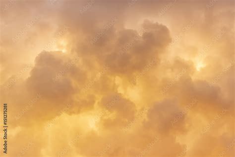 Golden clouds background Stock Photo | Adobe Stock