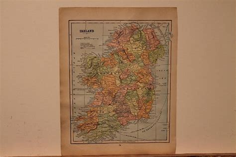 1889 Map Of Ireland