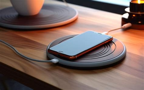 Premium AI Image | Wireless Charging Pads Charging Simplified