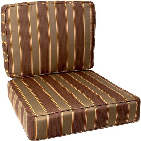 BBQGuys Sunbrella Davidson Redwood Large Outdoor Replacement Club Chair ...