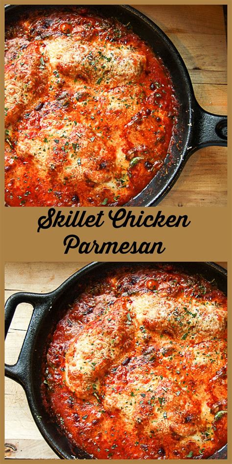 Lightened up Chicken Parmesan is a delicious one pan, easy weeknight dinner and a yummy way to ...