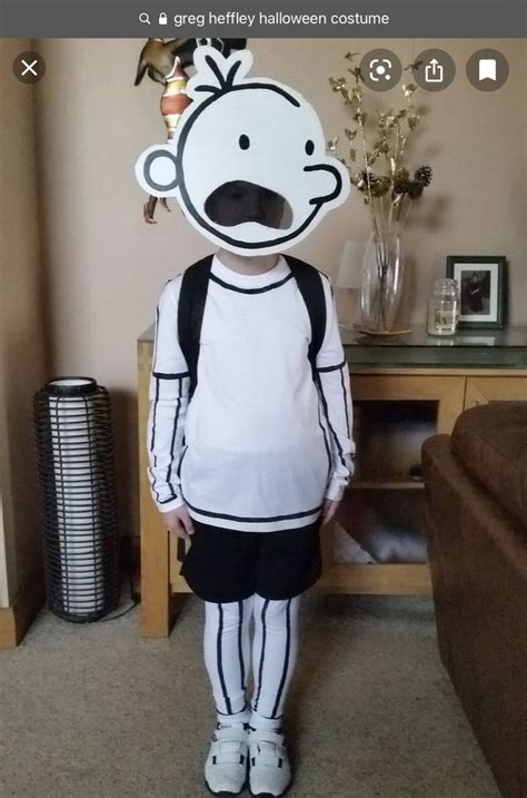 Greg Heffley costume | Easy book week costumes, Diy costumes for boys, Halloween costumes kids boys