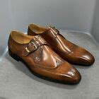 Men Dress Shoes Men Leather Shoes Men Monk Strap Brogue Business Wedding Shoes | eBay