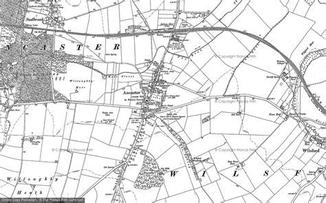 Old Maps of Ancaster, Lincolnshire - Francis Frith