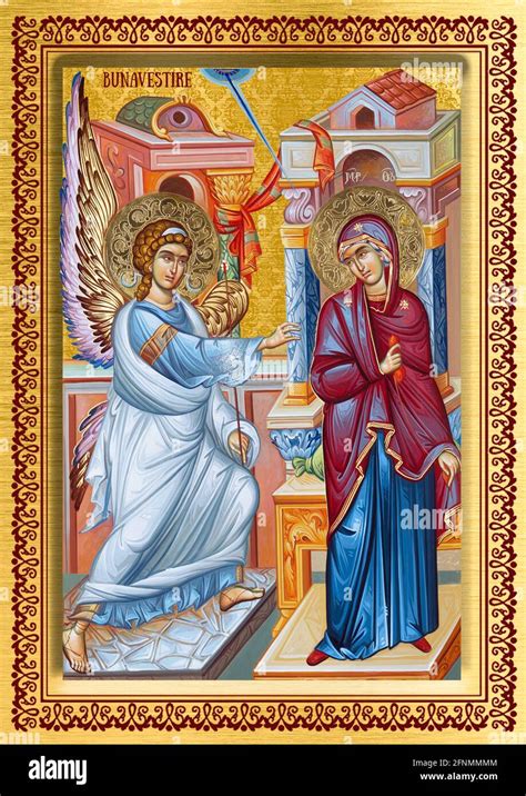 Orthodox byzantine iconography Stock Photo - Alamy