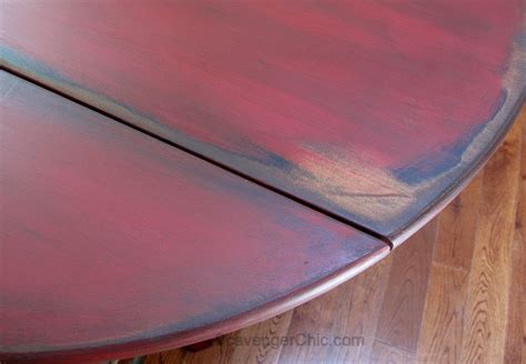 Little Red Drop Leaf Table-006 - Scavenger Chic