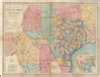 Richardson's New Map of the State of Texas including Part of Mexico.: Geographicus Rare Antique Maps