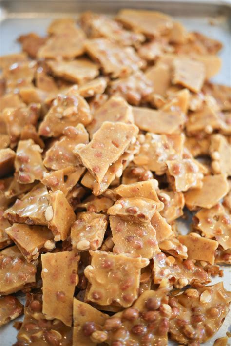 Easy Homemade Peanut Brittle - Our Favorite Christmas Treat - The Unlikely Hostess