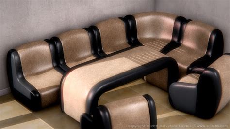 Leather Sofa Set I v3 – SLB Labs