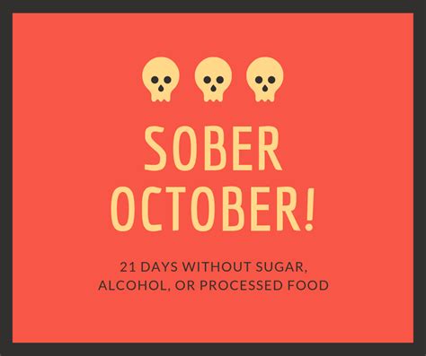 Sober October 2019