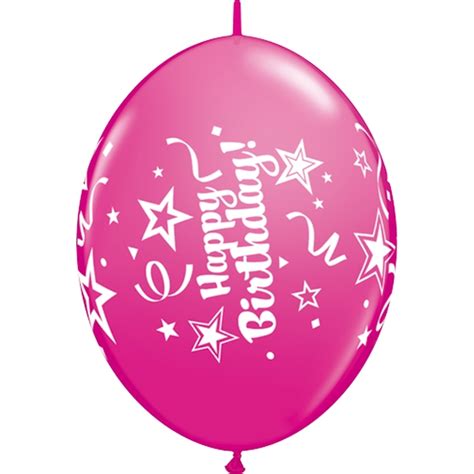 12" Party Banner Balloons 10 Count Happy Birthday (10/bag) - Hokey Pokey Shop | Professional ...