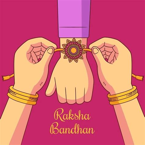 Premium Vector | Hand drawn raksha bandhan | Happy rakshabandhan, Happy raksha bandhan images ...