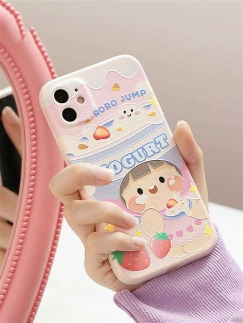 Cute iPhone Cases Aesthetics | Kawaii Japanese Yogurt Baby iPhone Case ...