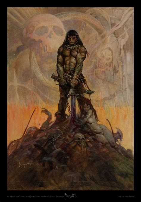 Win a Limited Edition Frank Frazetta 'Conan the Barbarian' Poster from ...