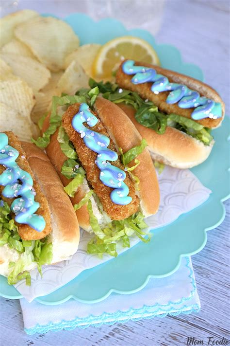 SeaDogs with MerMayo: Mermaid Fish Stick Sandwiches - Mom Foodie