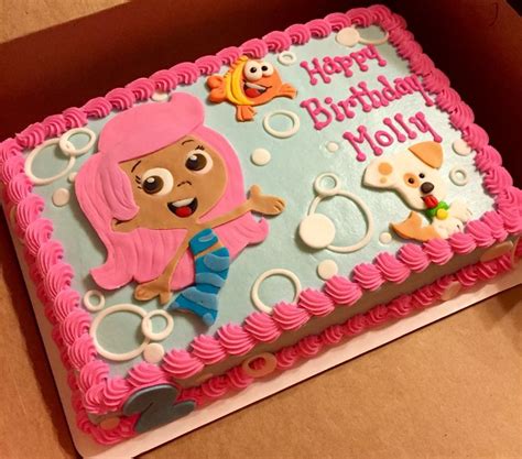 Bubble Guppies cake #bubbleguppiecakes #sheetcakesdonthavetobeboring # ...