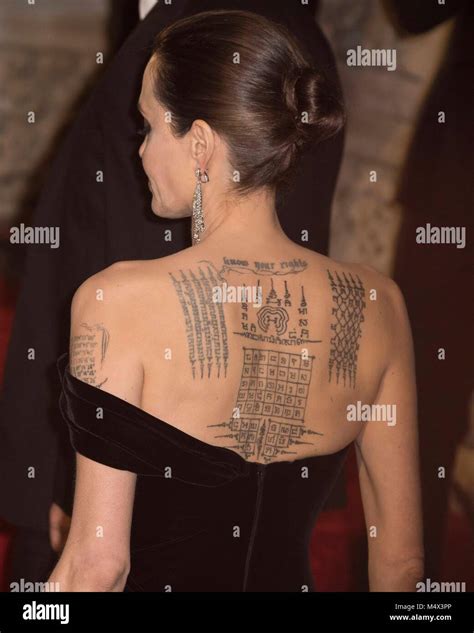 Angelina Jolie Tattoos On Her Back