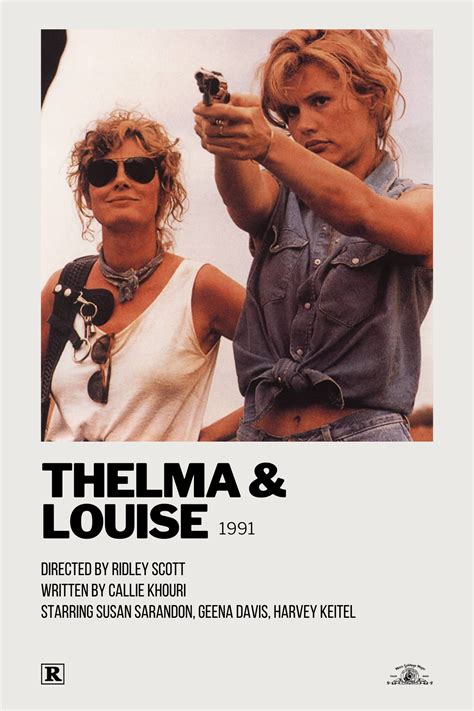 Thelma & Louise Polaroid Movie Poster | Thelma louise, Polaroid movie poster, Movie posters