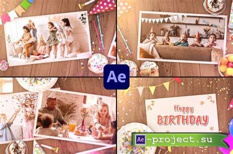 Videohive - Happy Birthday Slideshow Opener for After Effects ...