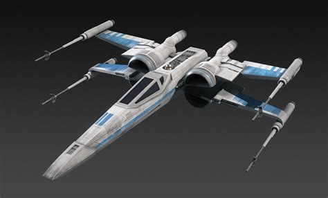 resistance x wing fighter star 3d obj | Star wars vehicles, X wing, X wing fighter