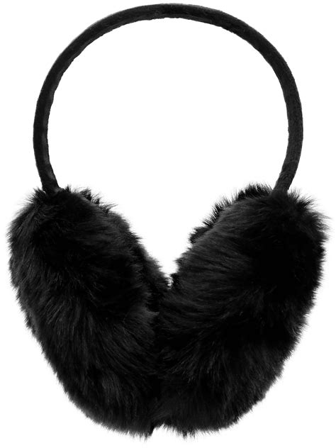 Simplicity Unisex Warm Faux Furry/ Fleece Winter Ear Muffs, 3407_Black - Walmart.com