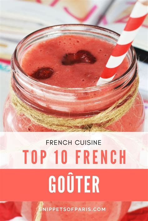 The Afternoon Goûter: Snacking like the French | Easy french recipes, French snacks, School ...