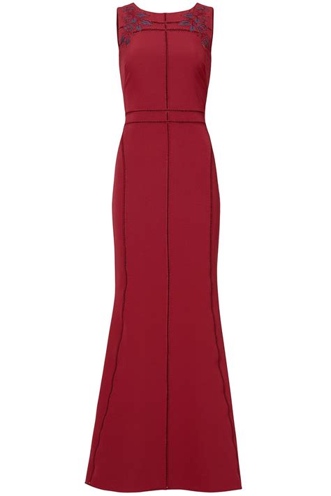 Rent Burgundy Vine Gown by Marchesa Notte for $150 only at Rent the Runway. | Dresses, Nice ...