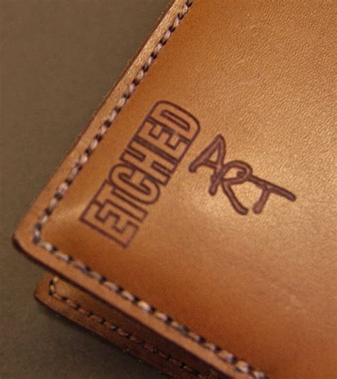 Leather Notebook Cover (Laser Engraved) – Etched Art