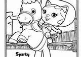 Sheriff Callie Coloring Pages  Coloring4Freecom sketch template