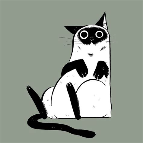 cat, cute, kitten, pets, funny, art, comics, illustration | Art ...